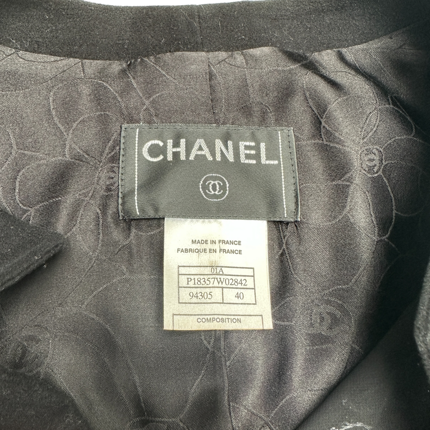 Black Sequins & Lace Blazer - M