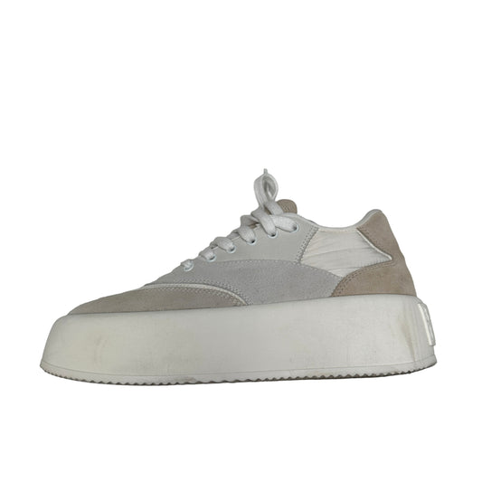 White Platform Sneakers - 7