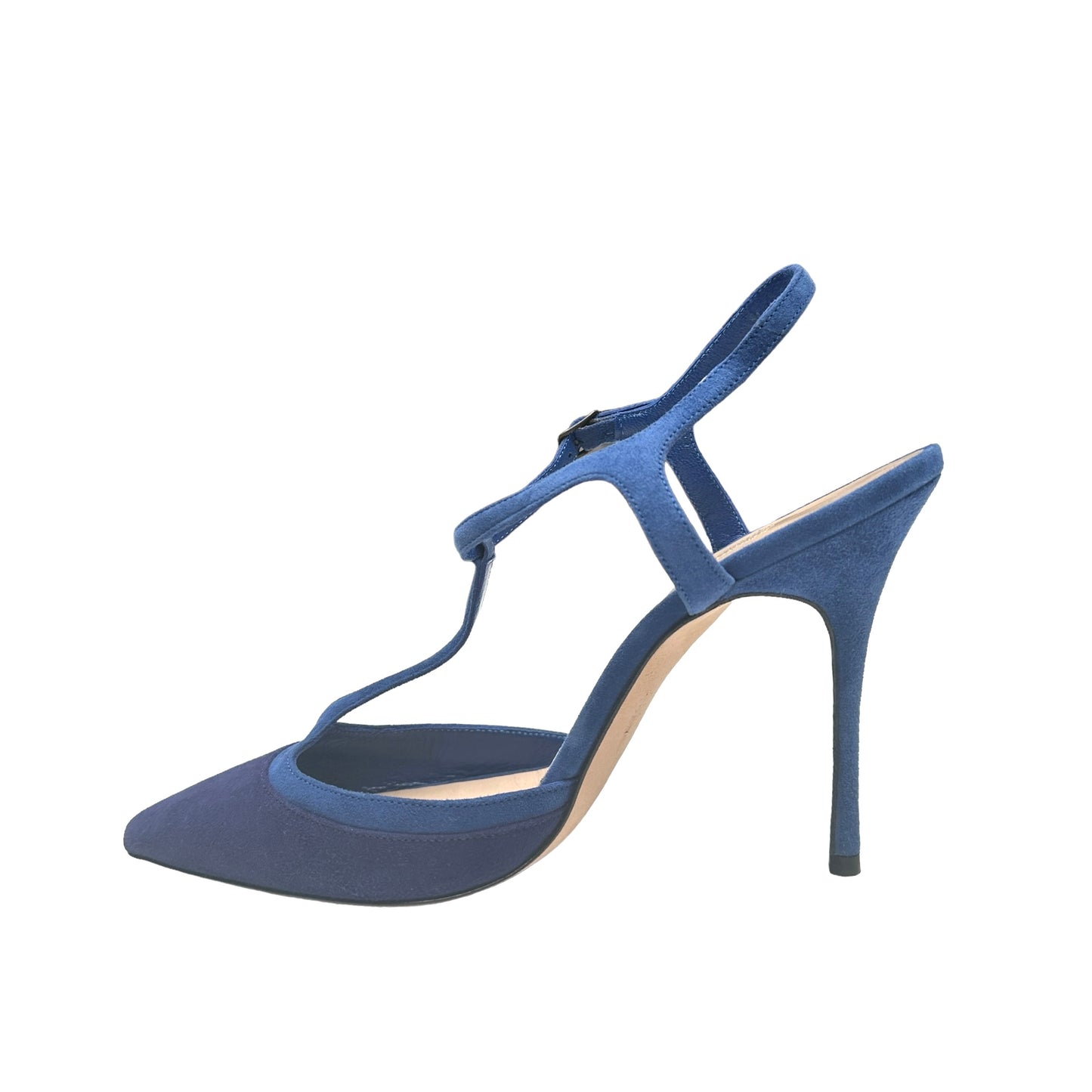 Blue Suede Heels - 7