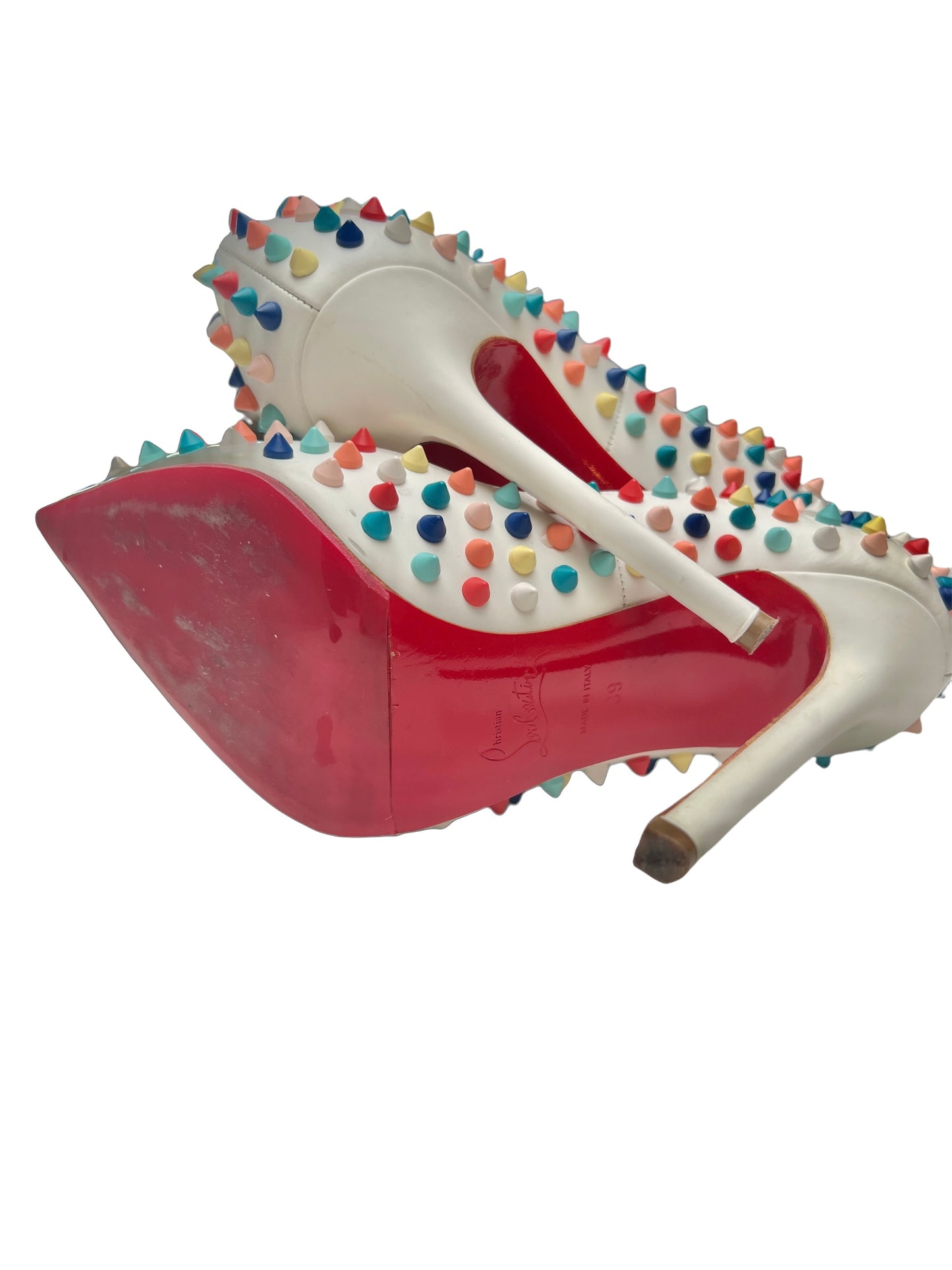 Pigalle Multicolor Spikes Heels -39