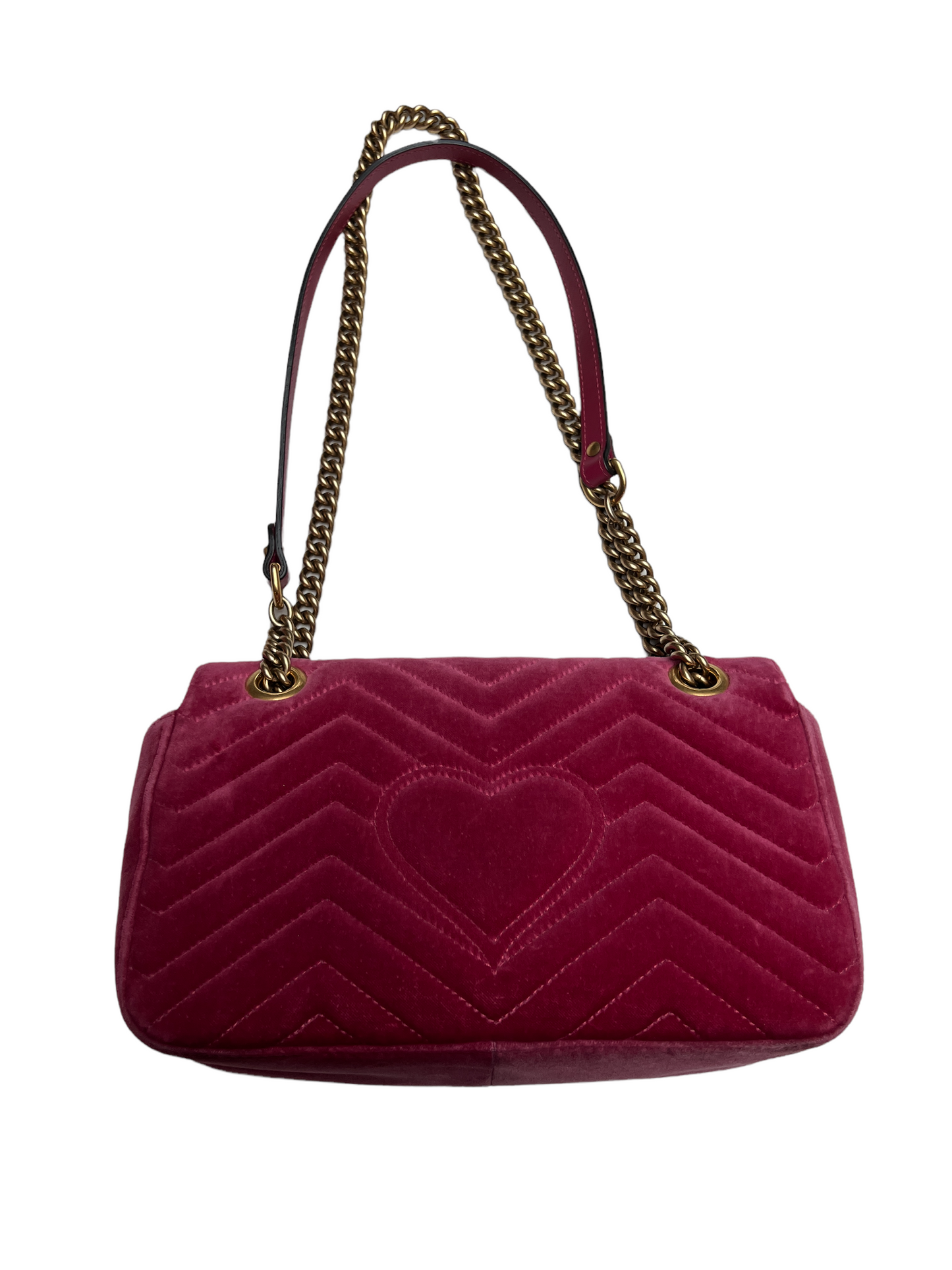 Pink Velvet Marmont Bag