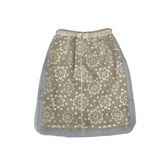 Beige Lace Skirt - S