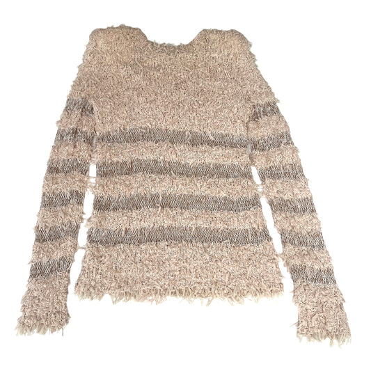 Tweed Cream Sweater - S