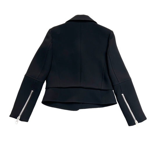 Fabric Moto Jacket - M