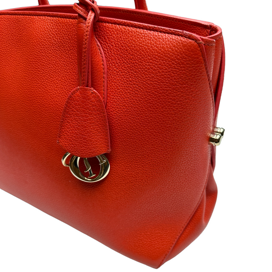 Orange Leather Bag