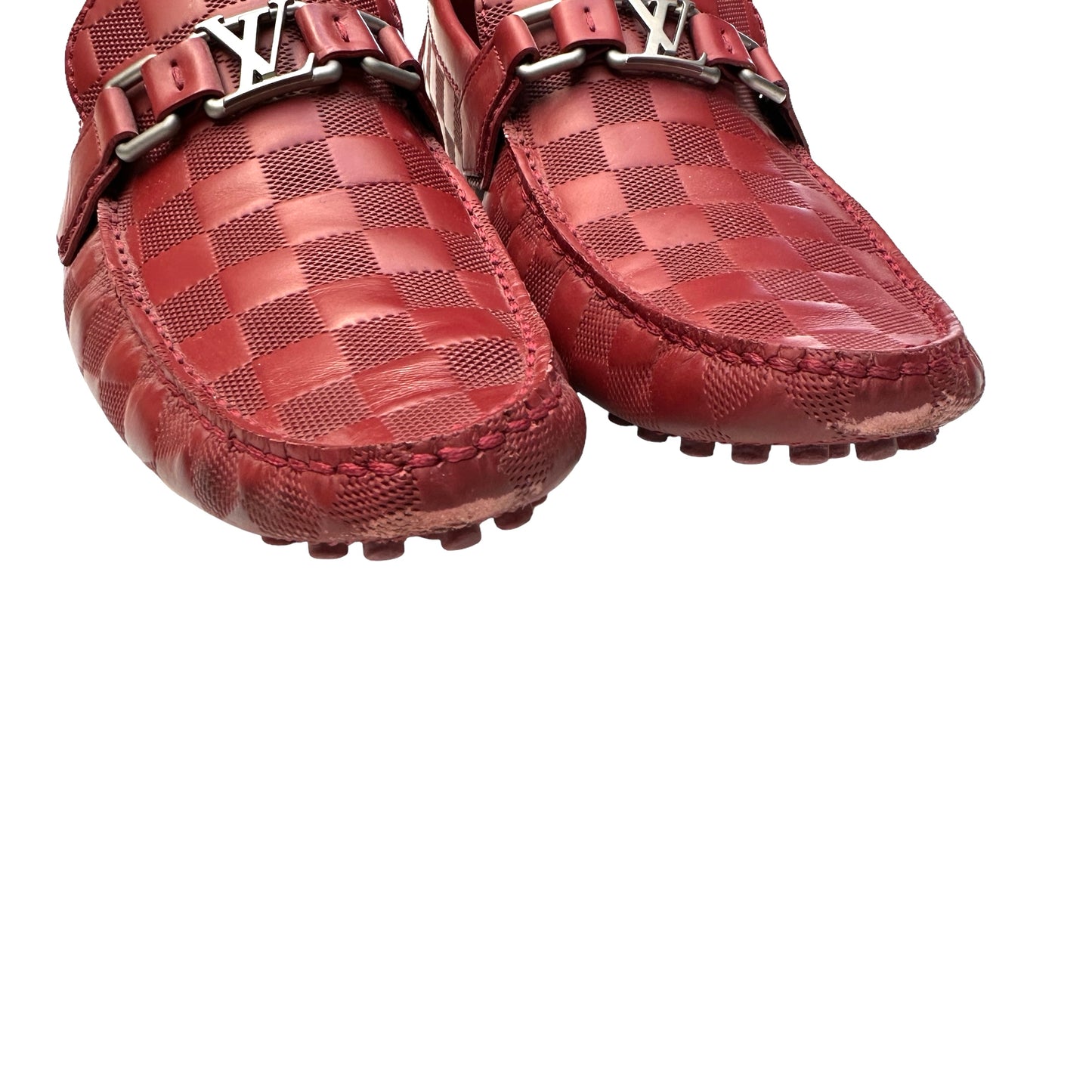 Men Red Loafers - 8