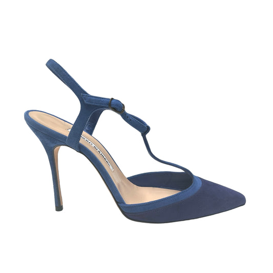 Blue Suede Heels - 7