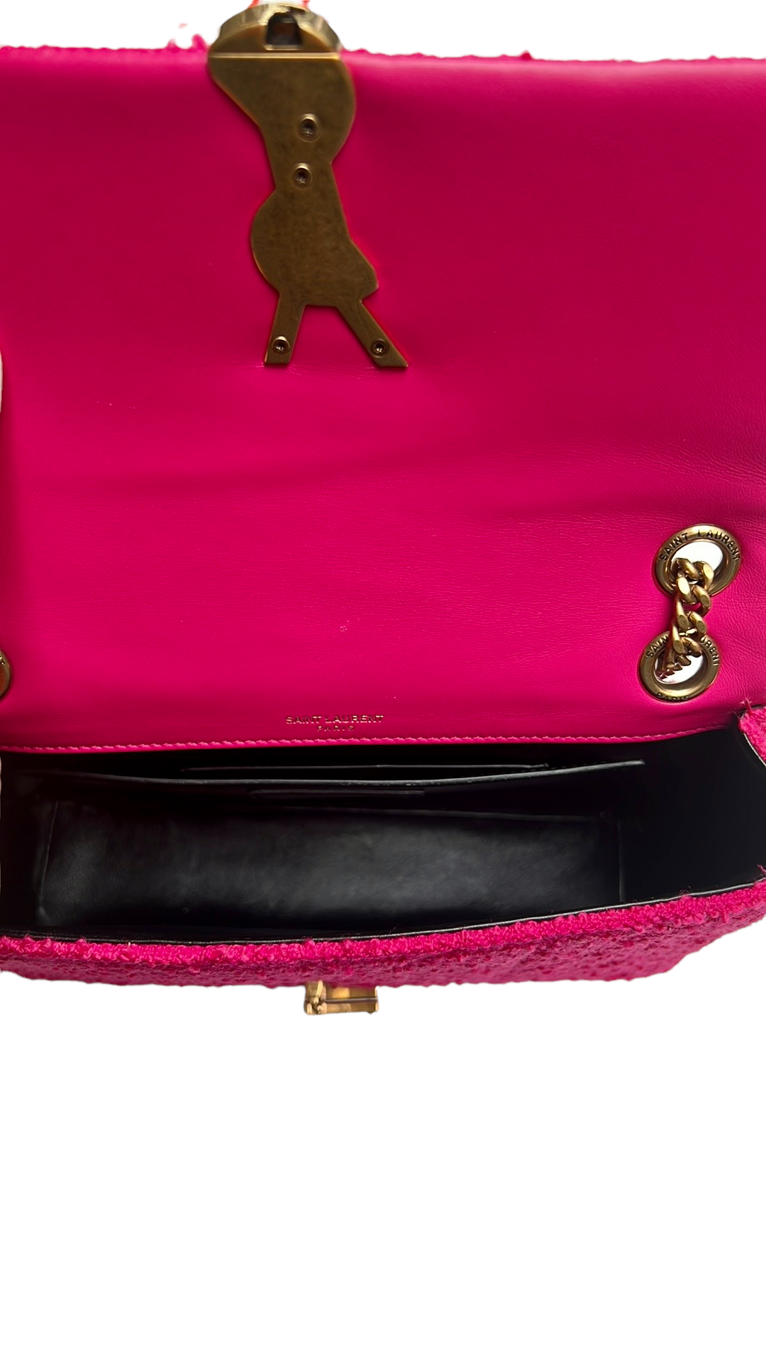 Jamie Pink Tweed Bag