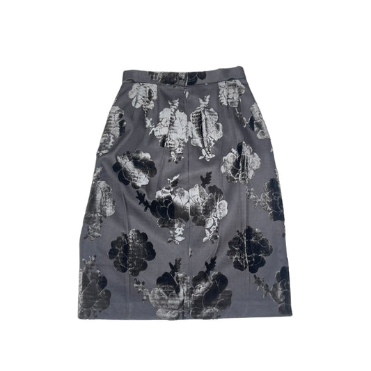 Black Skirt w/ Velvet Details - M