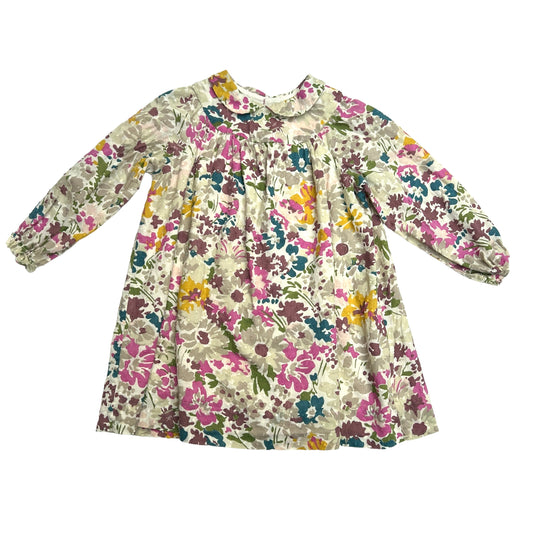 Flower print baby dress - 2T