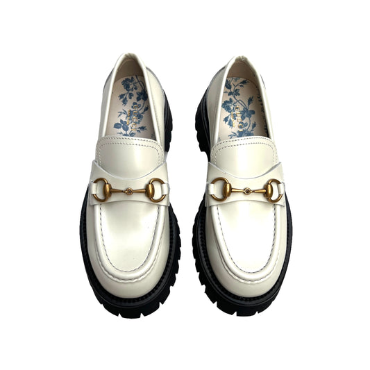 Dusty White Loafers - 7