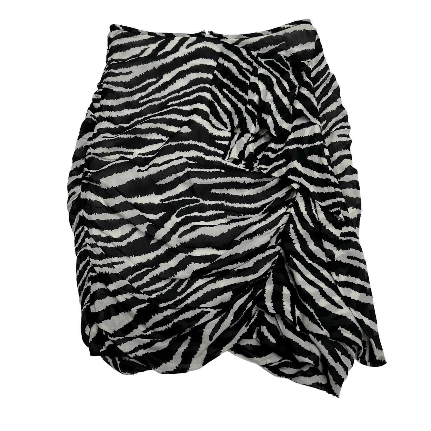 Zebra Print Mini Skirt - XS
