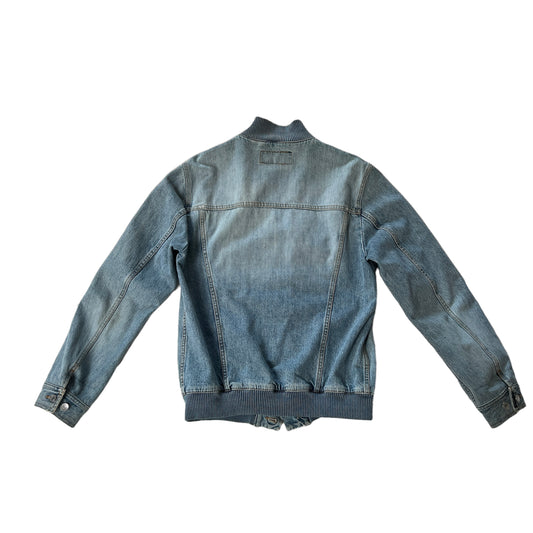 Denim Bomber Jacket - XL