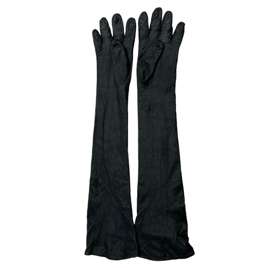Long Leather Gloves - 7