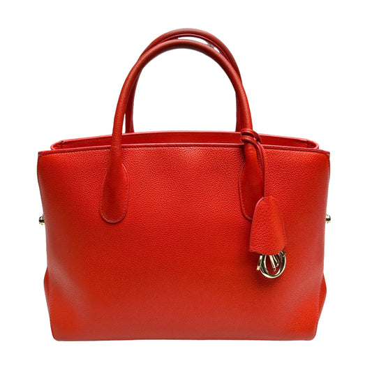 Orange Leather Bag