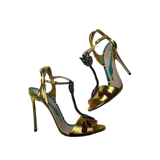 Golden Arrow High Heels - 8.5