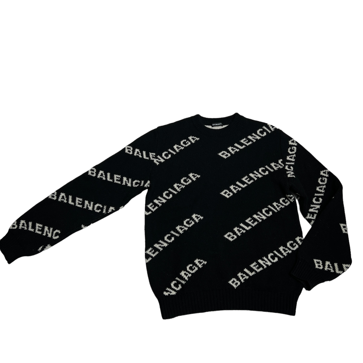 Black Logo Sweater - S
