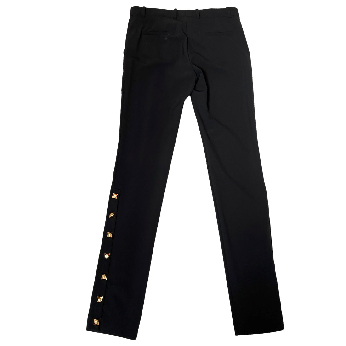 Black Pants with Gold Studs - 42
