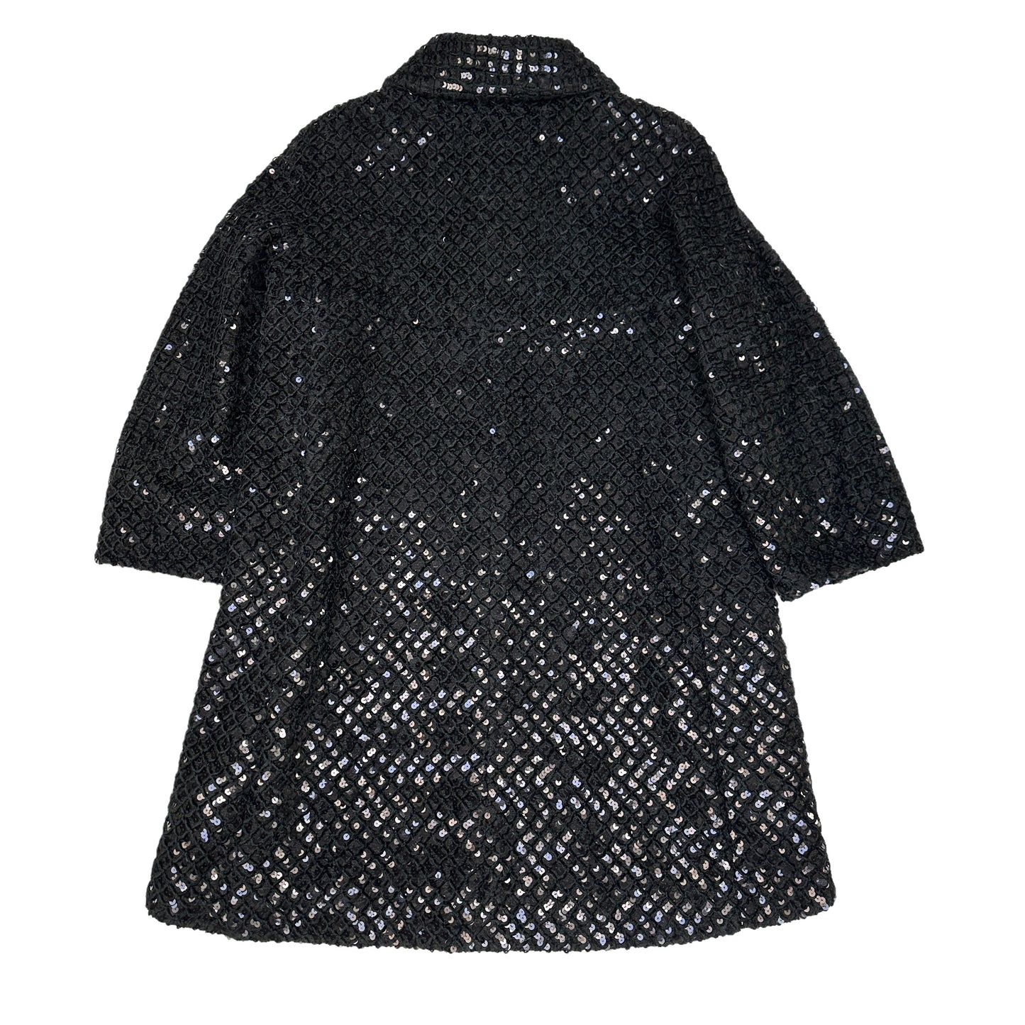 Sequins Black Coat - S