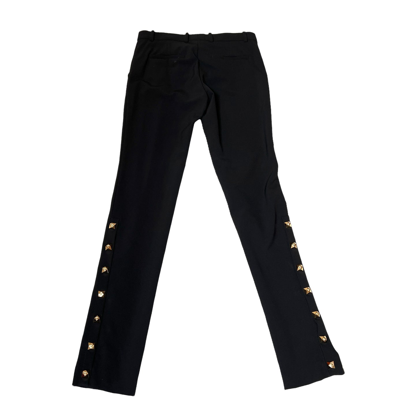 Black Pants with Gold Studs - 42