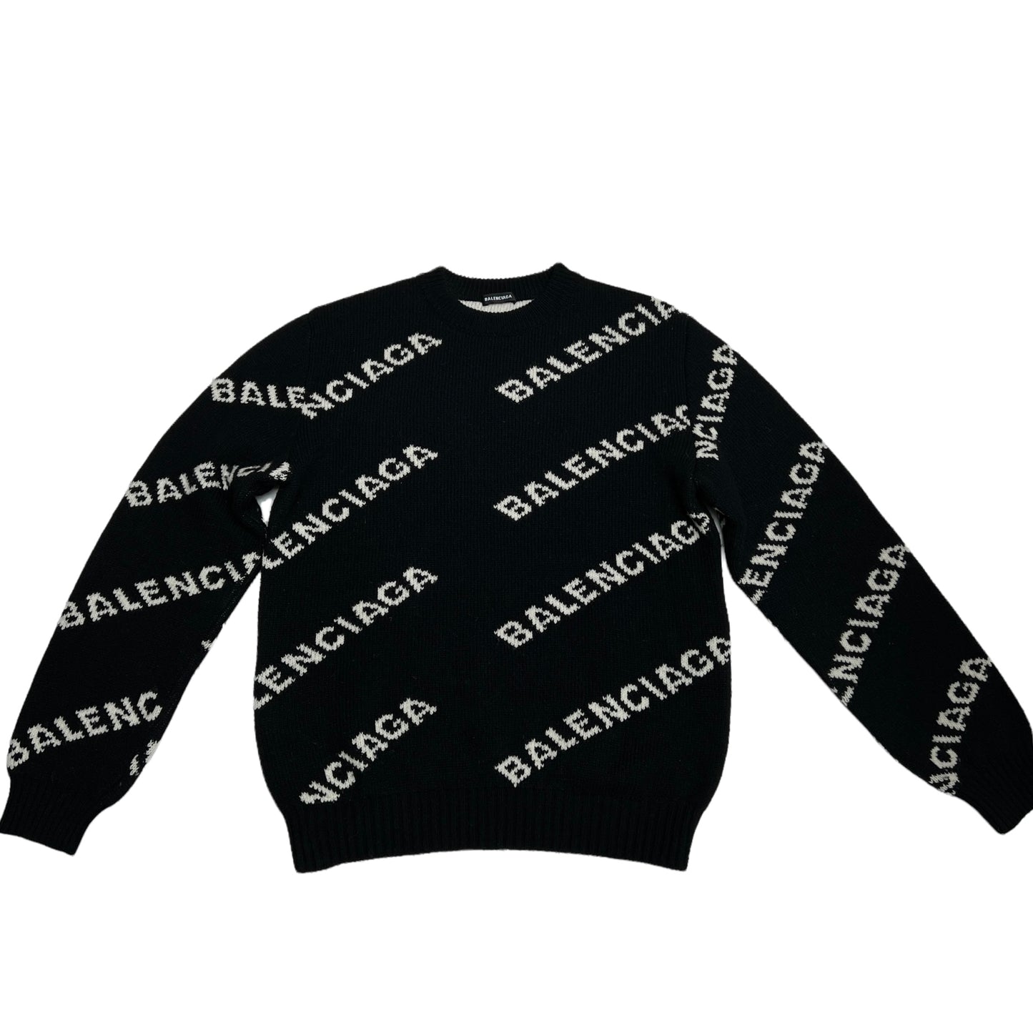 Black Logo Sweater - S