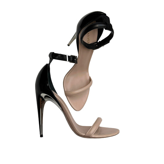 Black, Nude and Silver Heels - 9