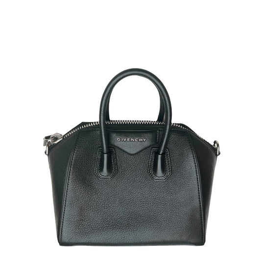 Black Antigona Leather Bag