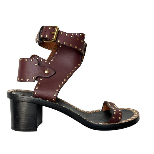 Brown Leather Sandals - 11