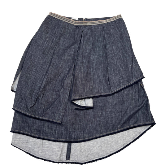 Denim Asymmetrical kirt - L