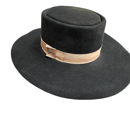 Black Wool Hat - 59