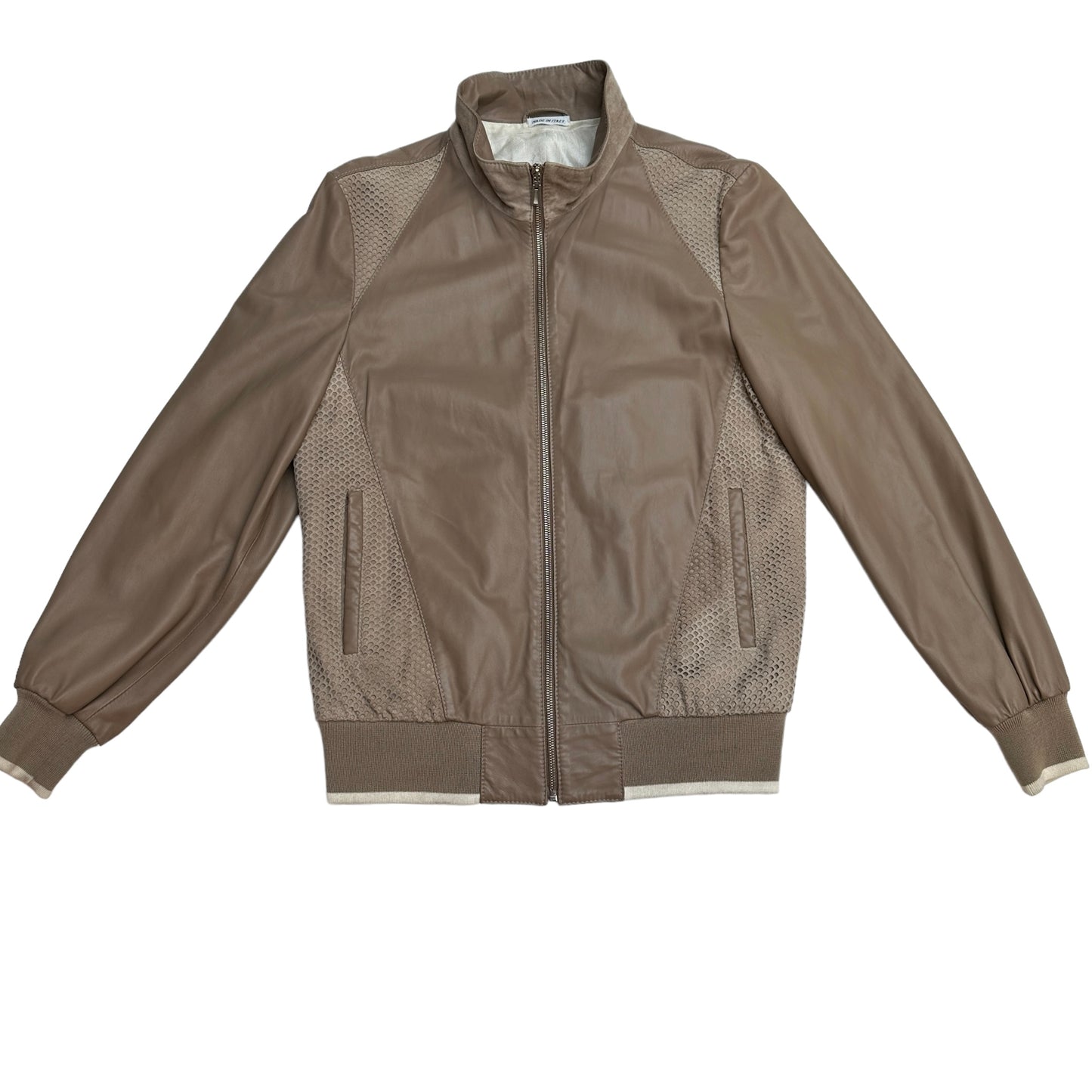 Brown Leather Jacket - M