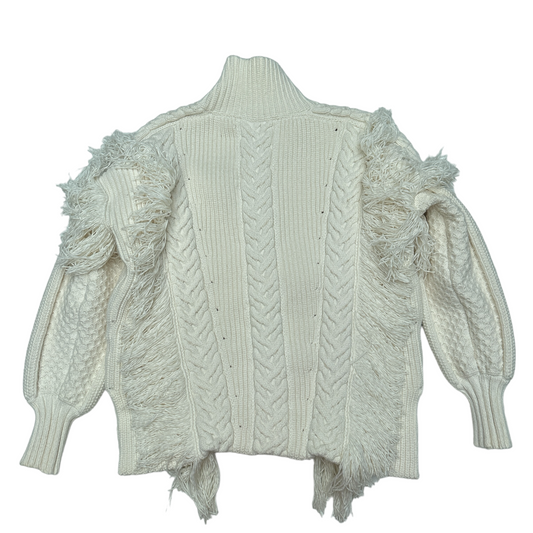 Beige Chunky Knits Sweater - M