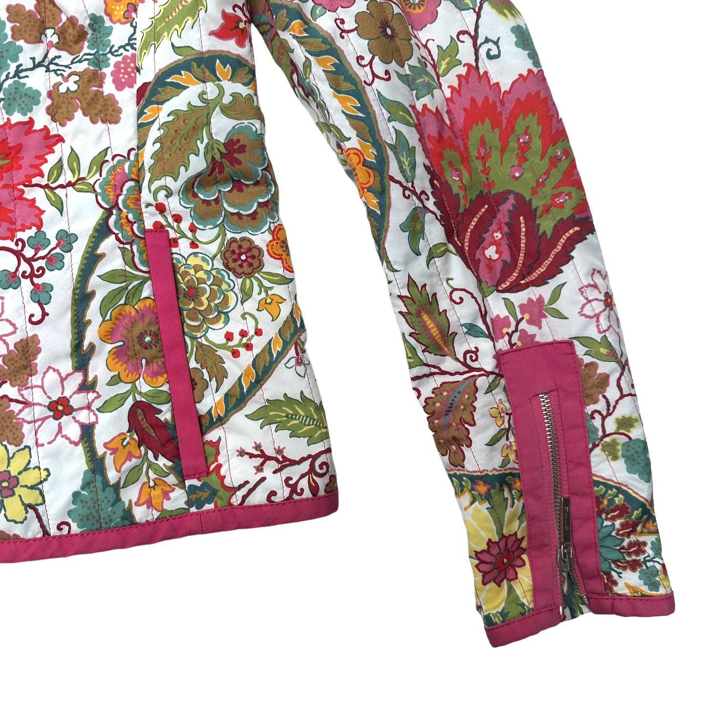 Floral Print Jacket - M