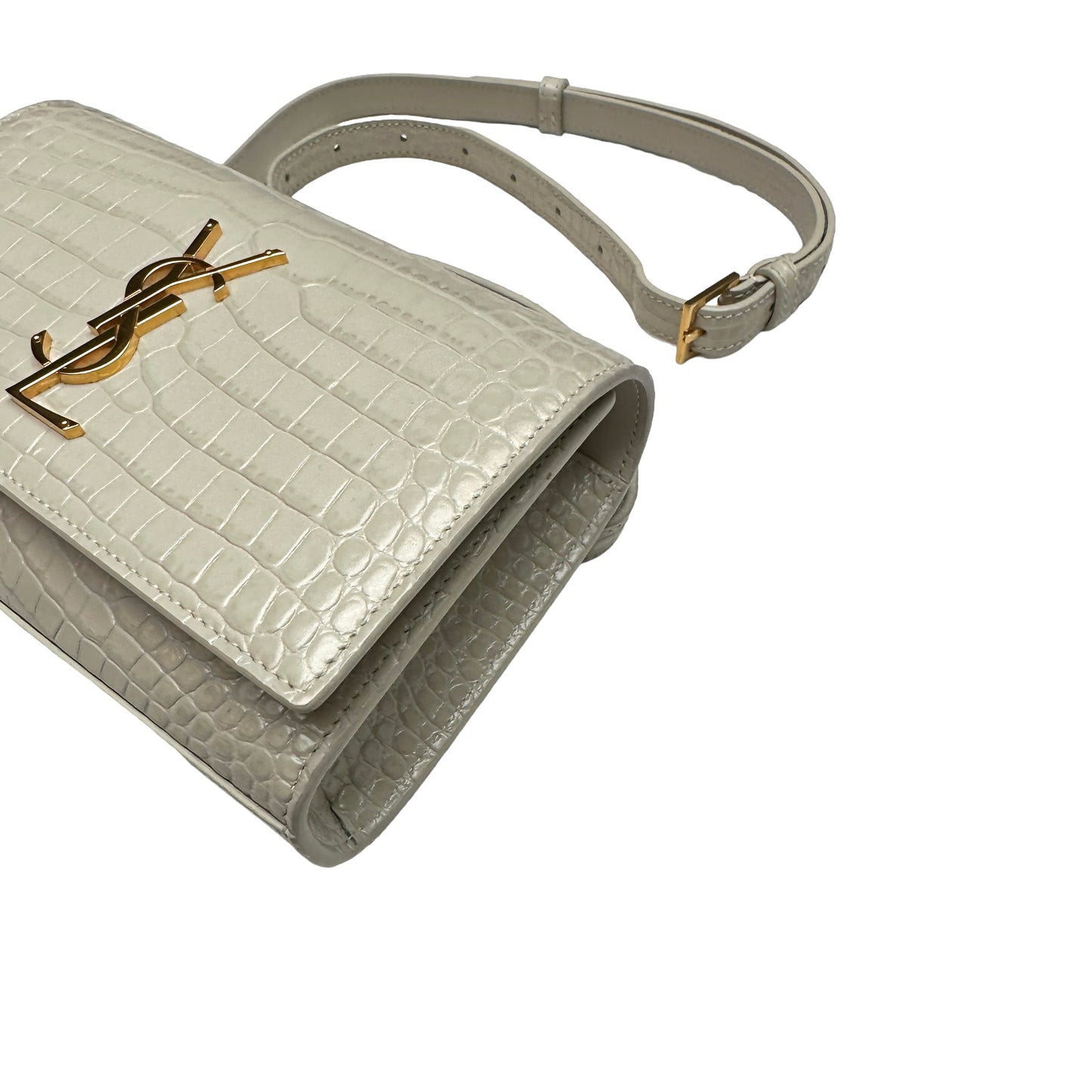 Kate Croc Embossed Belt Bag