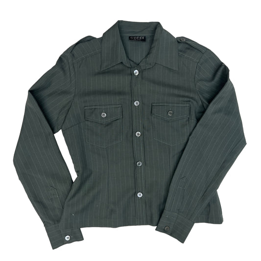 Green Utility Shirt - M