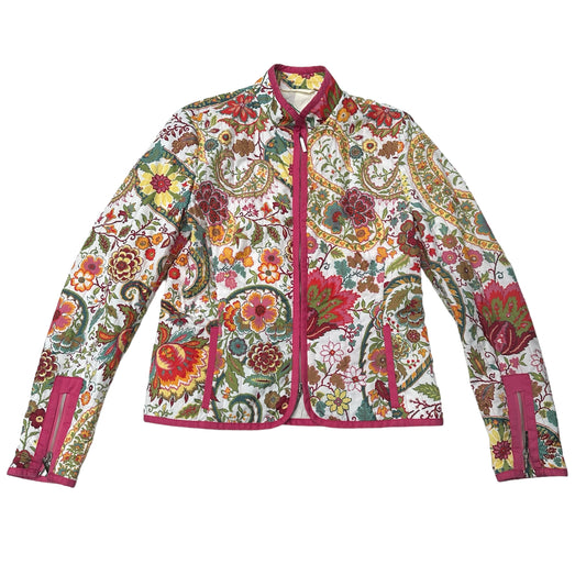 Floral Print Jacket - M