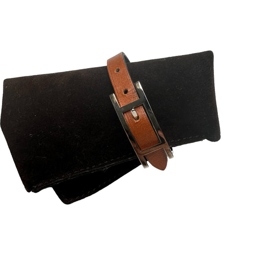 Behapi Tan Leather Bracelet