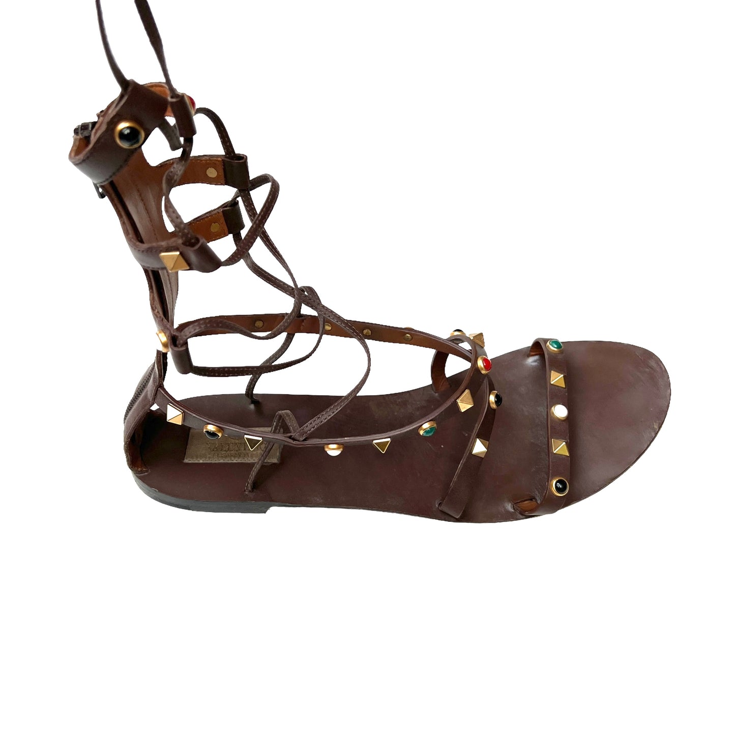 Brown Gladiator Sandals - 11