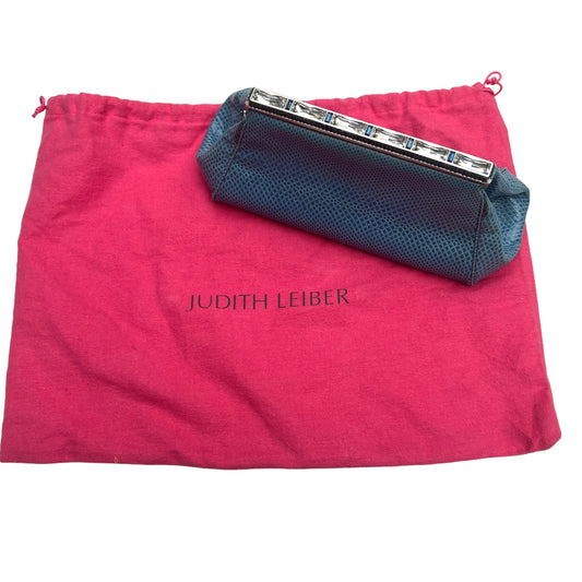 Blue Lezard Clutch w/Crystals