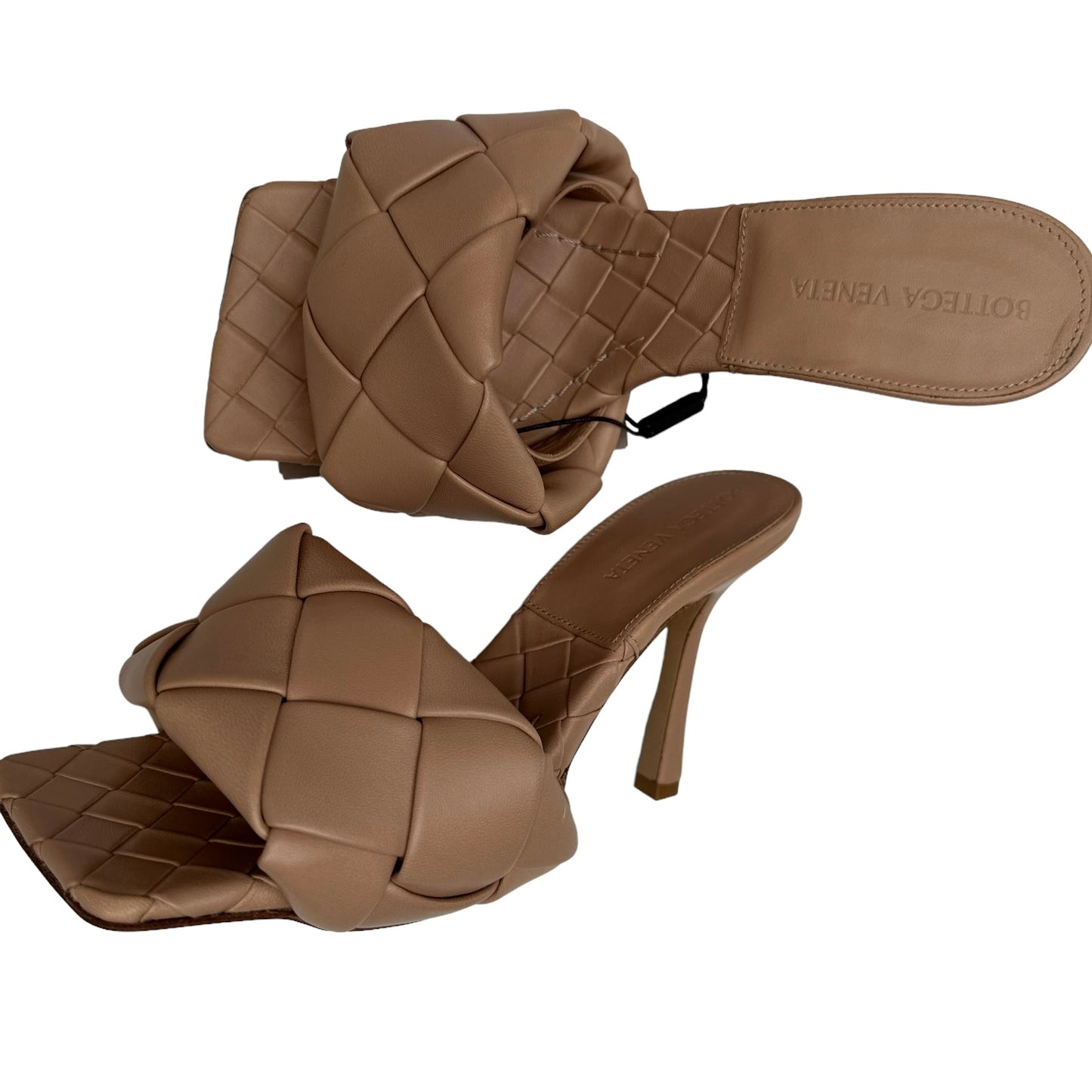 Nude Leather Heels - 6.5