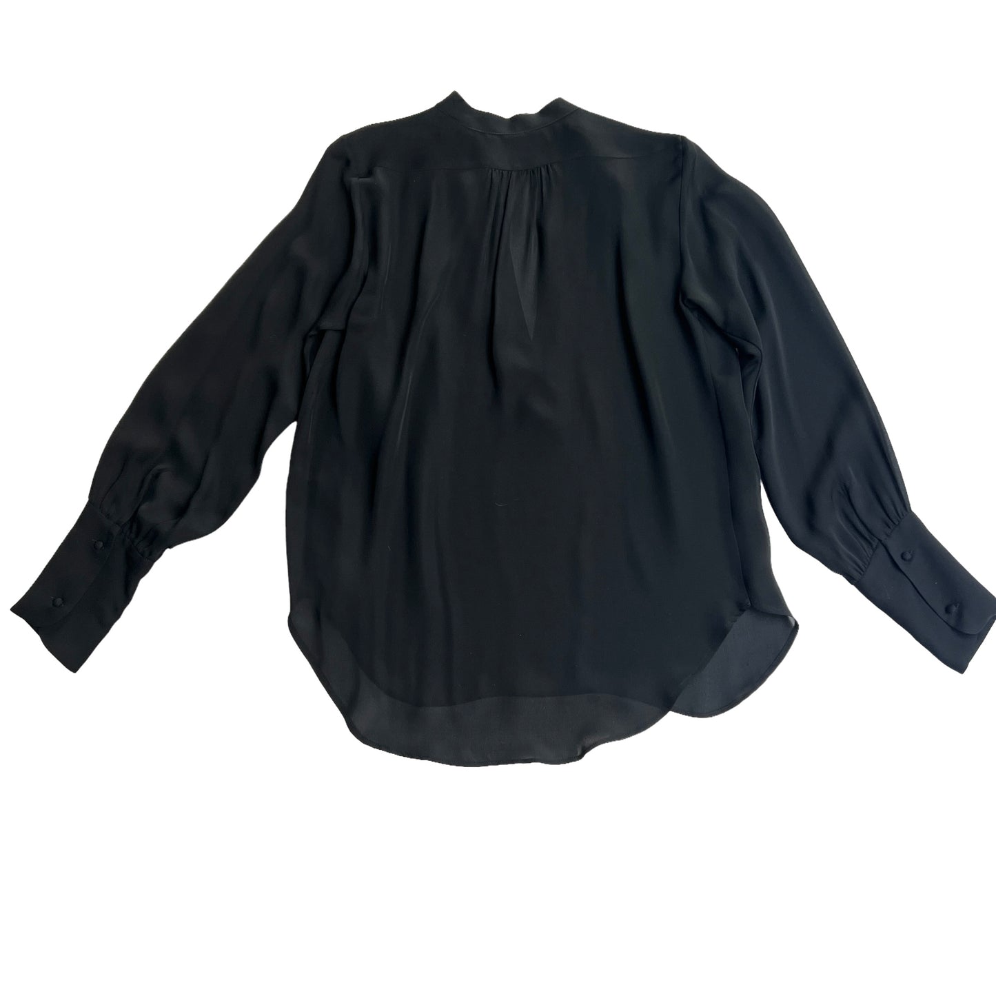 Black Silk Shirt - XS