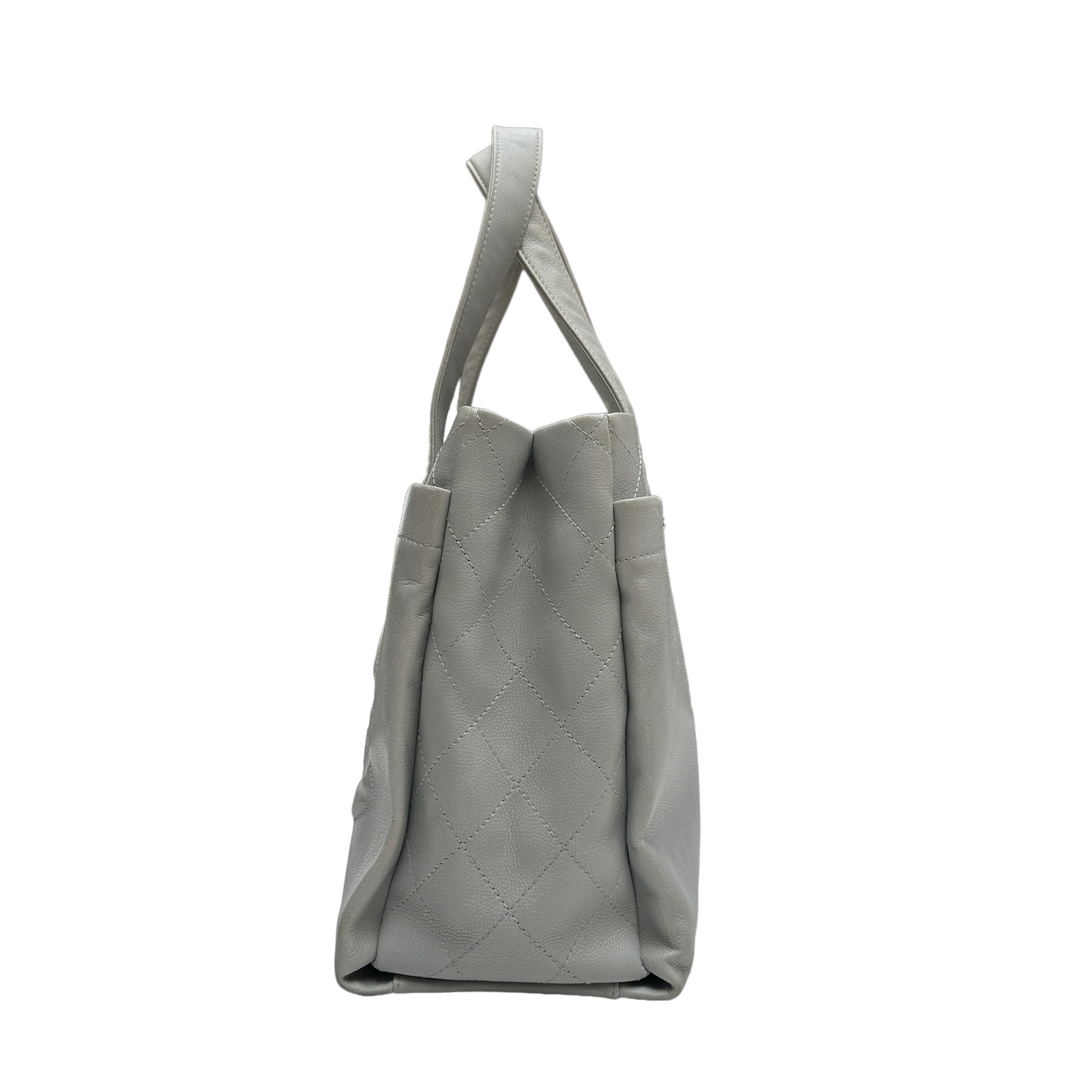 CC Grey Leather Tote