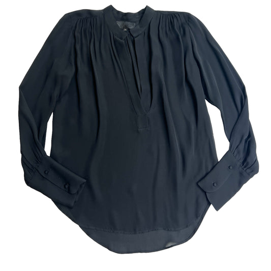 Black Silk Shirt - XS