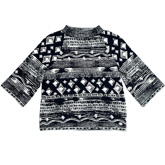 2018 Navy & White Logo Top - S