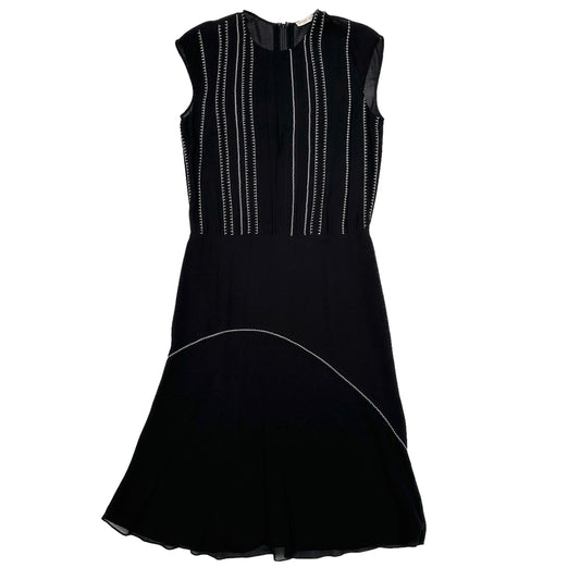 Black Dress w/White Stitchings - M