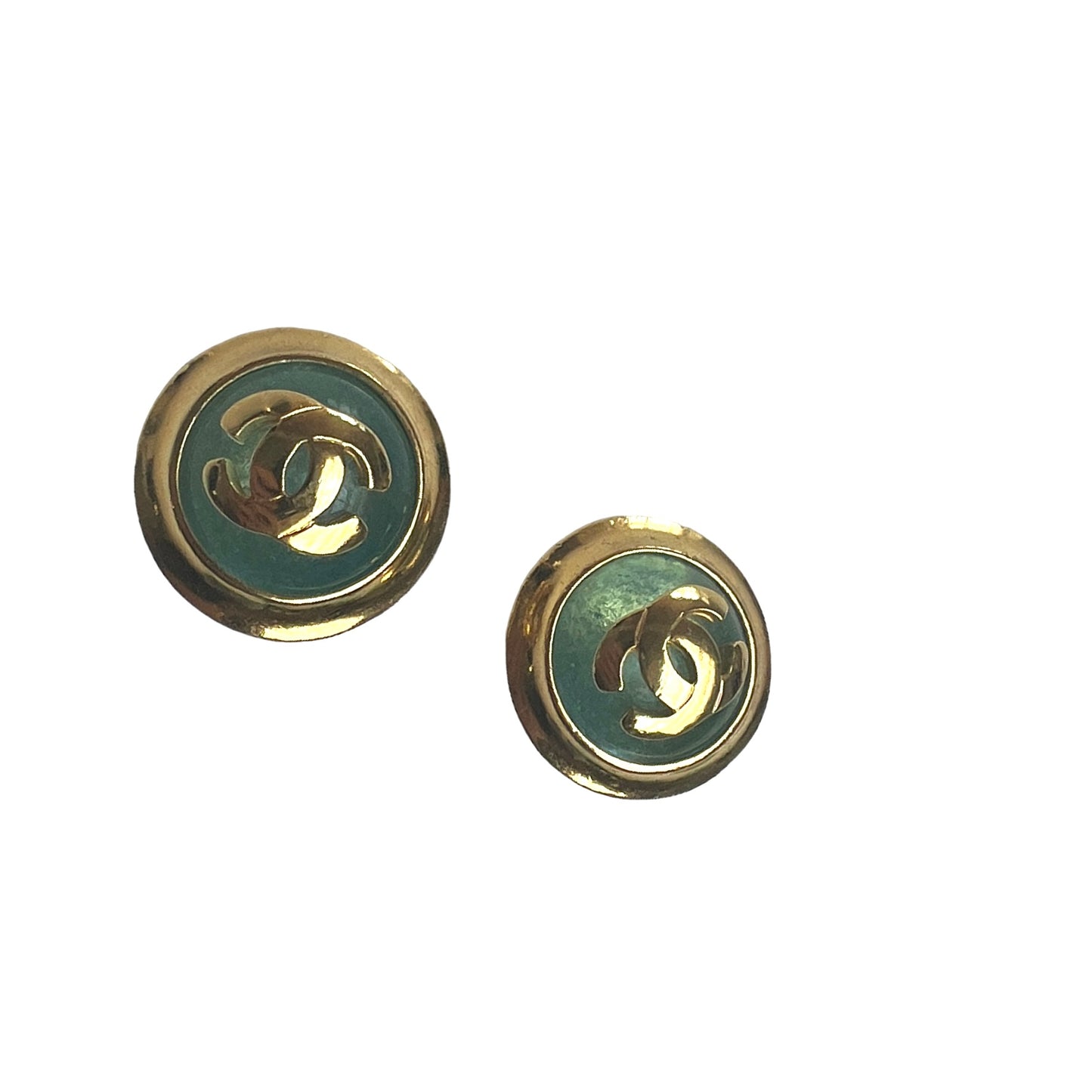 Gripoix CC Logo Earrings