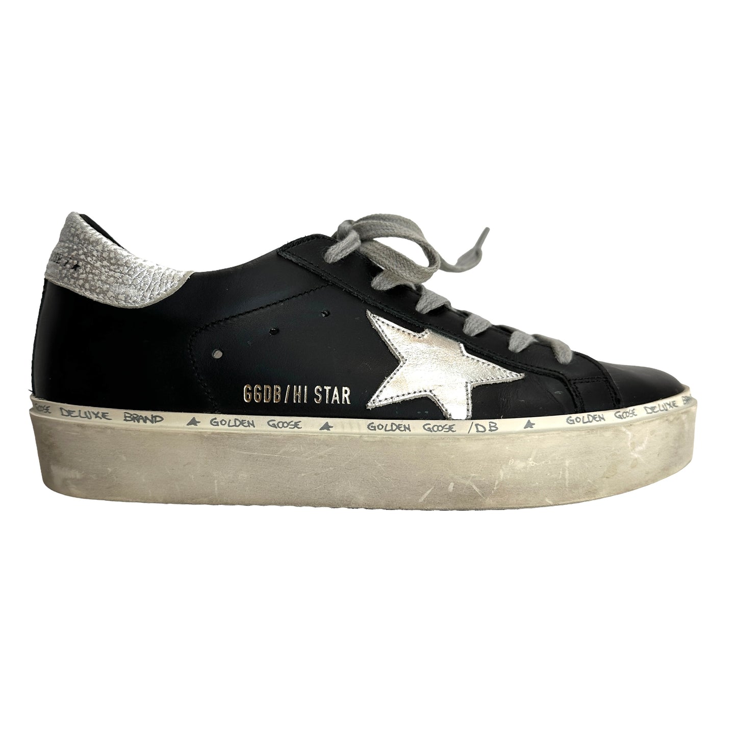 Black High Star Sneakers - 7