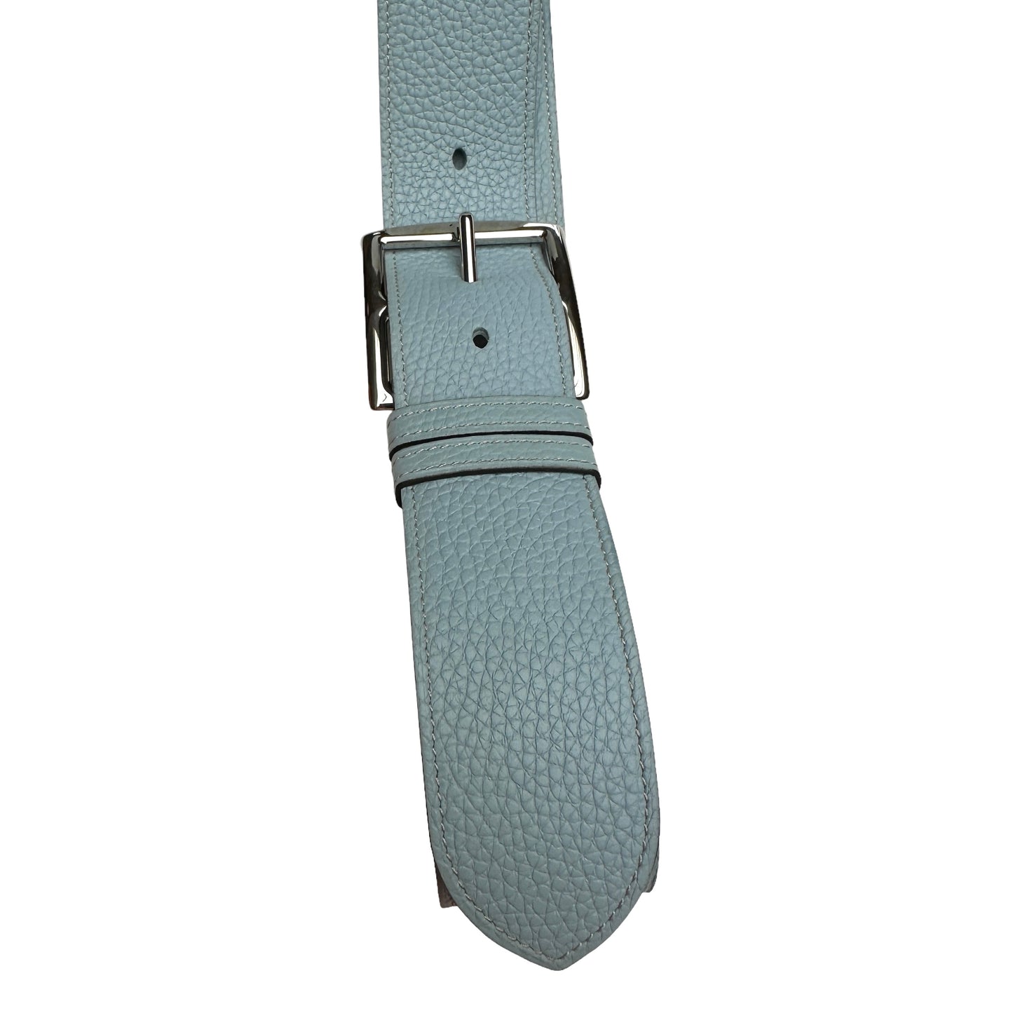 Etrivière Blue Clemence Leather Belt