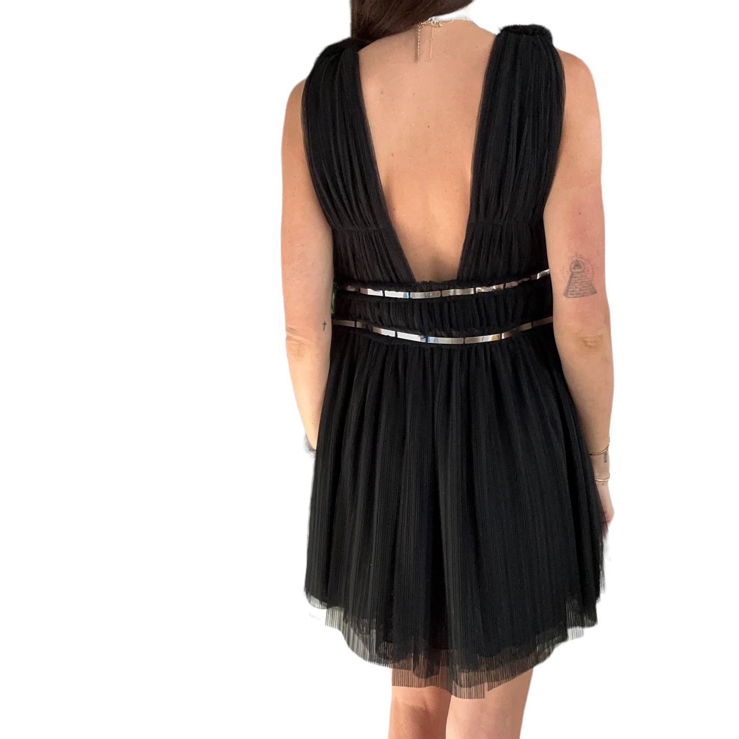 Black Tull Dress - S