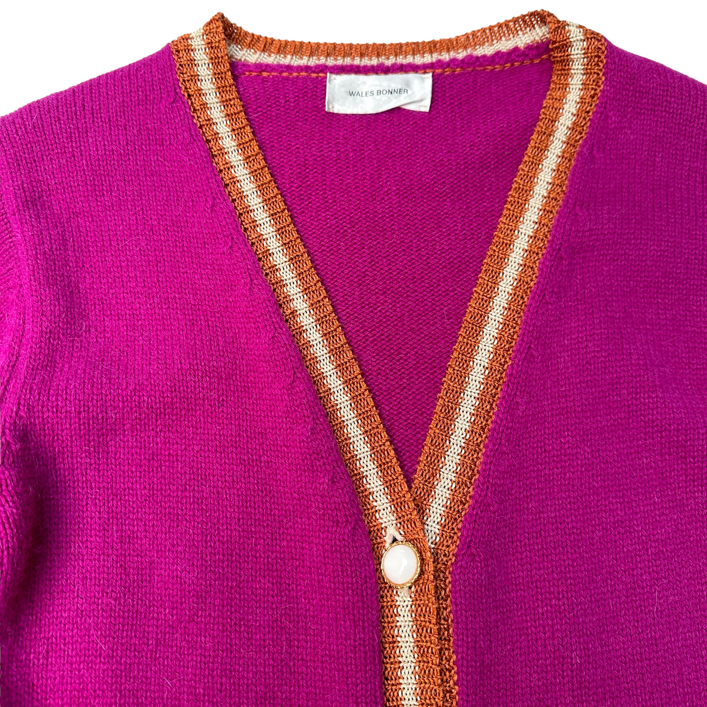 Pink Baby Alpaca Cardigan - S/M